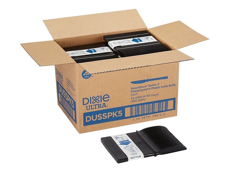 Dixie Dixie Ultra DUSSPK5 Polypropylene Knife Set Black 960Carton