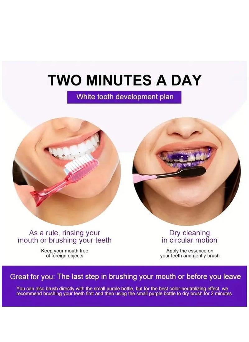 SMILEKIT v34 Colour Corrector, Purple Teeth Whitening, Tooth Stain Removal, Teeth Whitening Booster, Purple Toothpaste, Colour Correcting,  - Image 3
