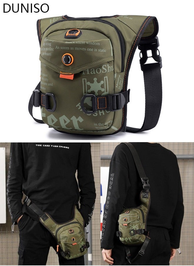 DUNISO Multifunction Drop Leg Bag For Men and Women Panel Utility Waist Bag For Cycling Hiking Travelling Pouch Pack Waistpack For Outdoor Sports  - Image 1