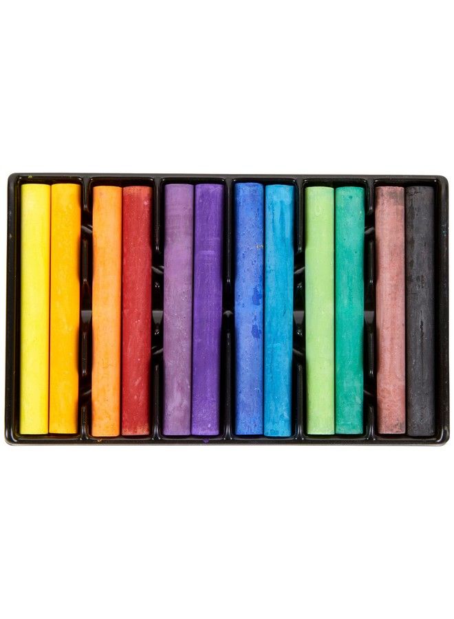Crayola Colored Drawing Chalk 12 Assorted Colors 12 Sticks Set - Image 5