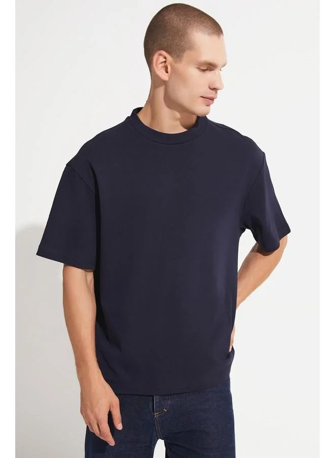 JUNE June Men Oversize Tshirt Navy