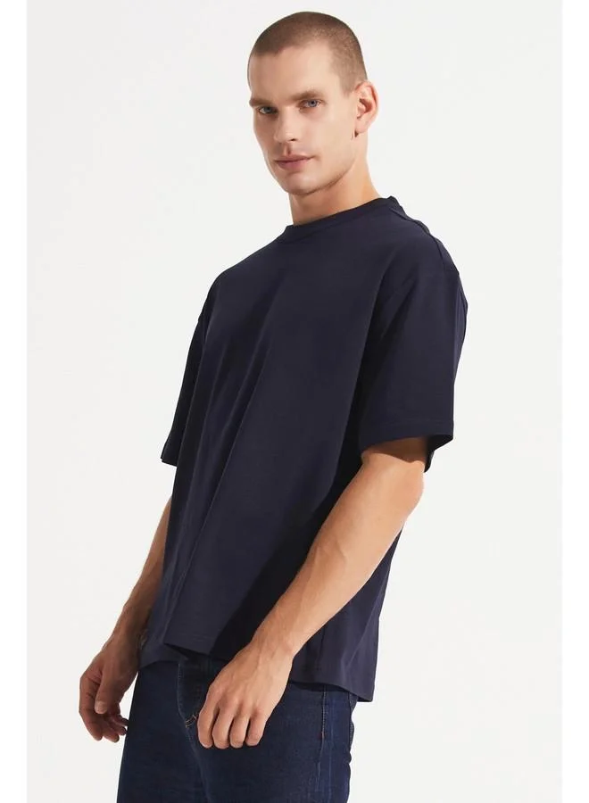 JUNE June Men Oversize Tshirt Navy