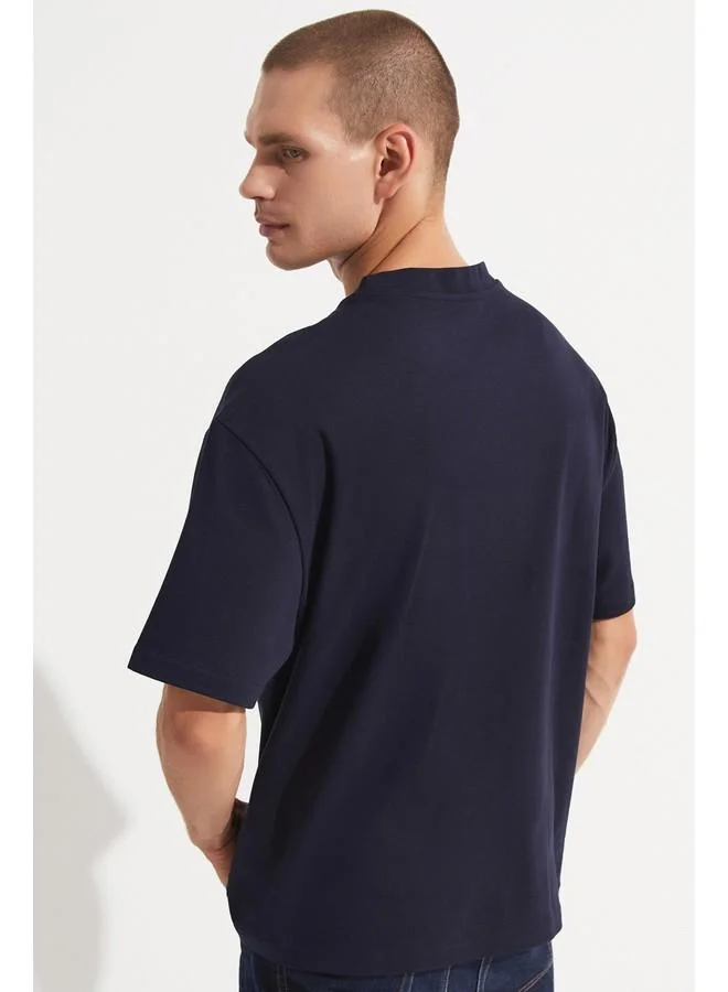 JUNE June Men Oversize Tshirt Navy