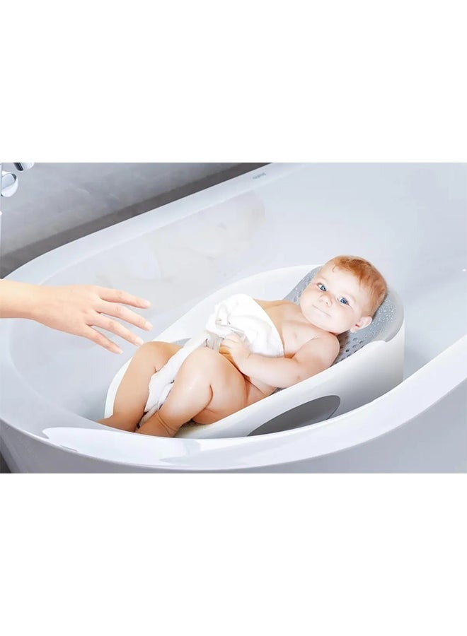 Clean Cradle Non Slip Secure Infant Baby Bather With Inclined Headrest - Image 4