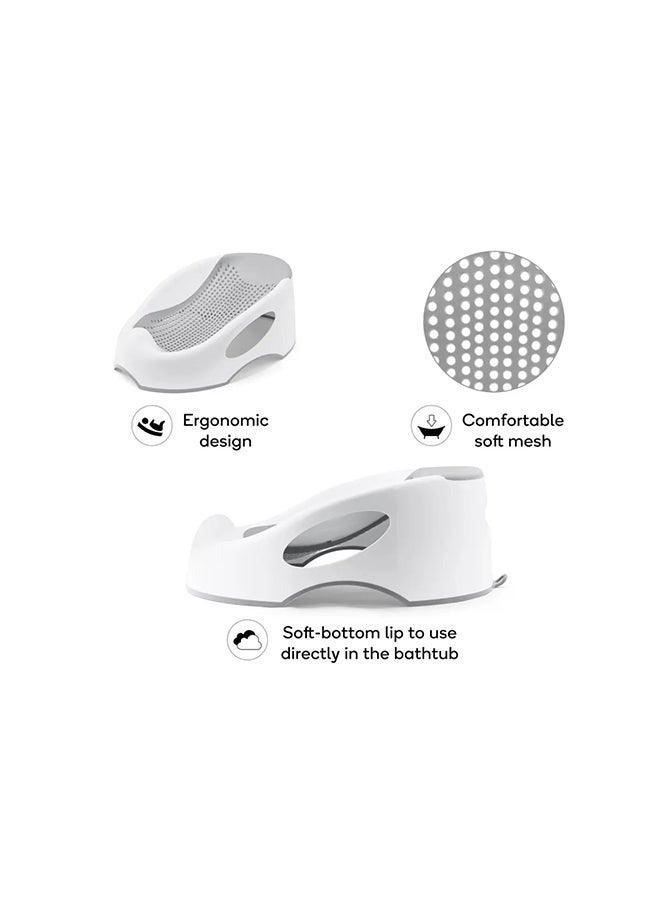 Clean Cradle Non Slip Secure Infant Baby Bather With Inclined Headrest - Image 2