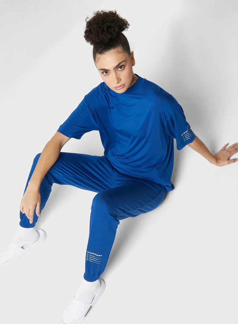 Namshi x Hana Moha Frwd Sustainable High Neck T-Shirt