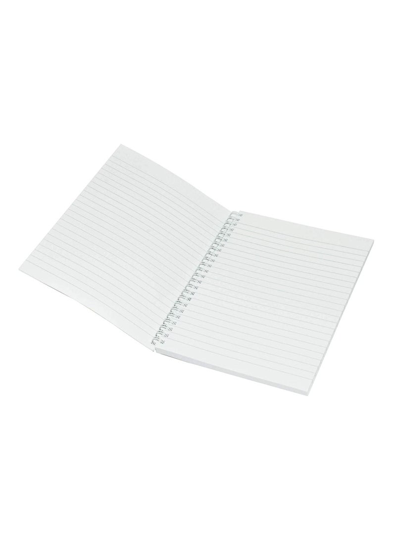 FIS دفتر ملاحظات خفيف الوزن مقاس A5 بمسطرة واحدة، 10 قطع (100 ورقة) - LINBA51707S - Image 3