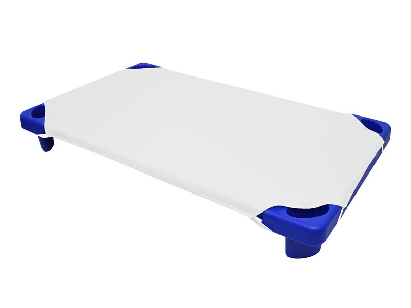 American Baby Company شركة الأطفال الأمريكية 1 عبوة شريحة قطن وبوليستر قياسية بيضاء 23 × 51 لمرحلة ما قبل المدرسة للأولاد والبنات