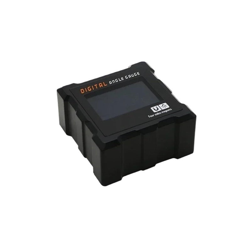 Black Digital Protractor Electronic Inclinometer Angle Gauge With Four Side Magnets - Image 3