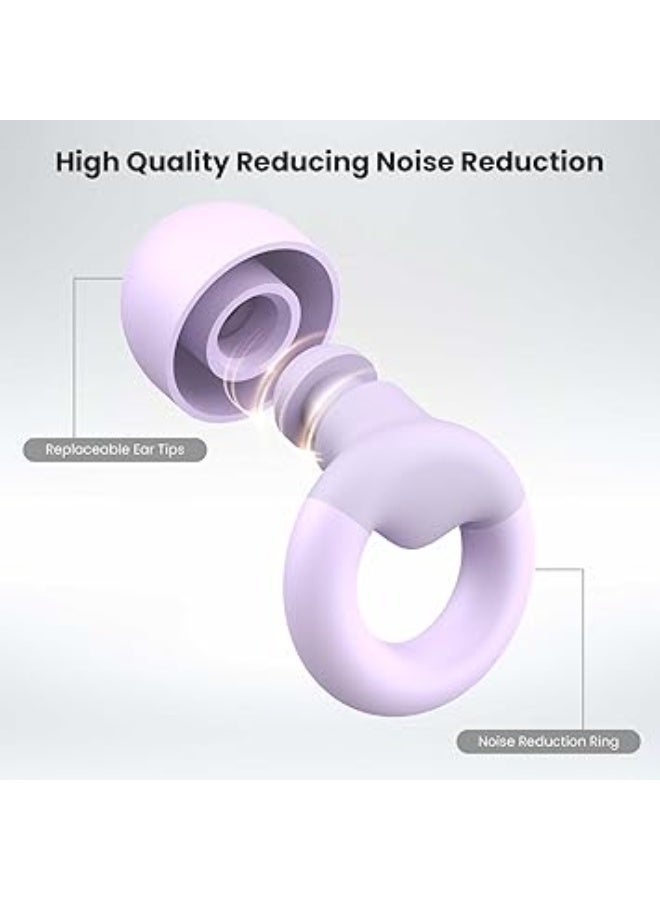 Silicone Earplugs for Noise Reduction with Clear Sound Filter Technology – Comfortable In-Ear Design for Conversations, Events, and Sleeping – 8 Sizes XS/S/M/L with 16dB Noise Isolation - Image 2