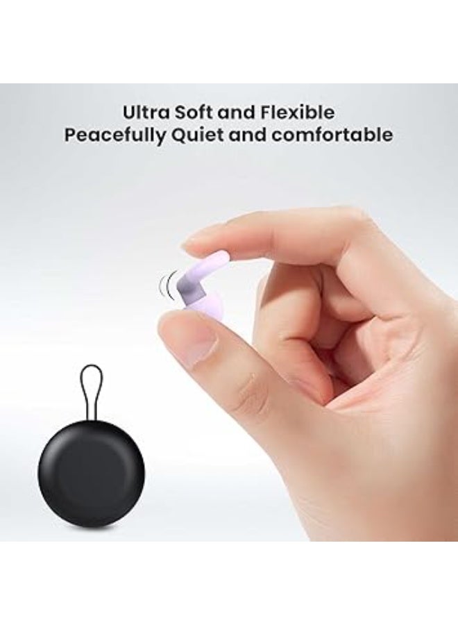 Silicone Earplugs for Noise Reduction with Clear Sound Filter Technology – Comfortable In-Ear Design for Conversations, Events, and Sleeping – 8 Sizes XS/S/M/L with 16dB Noise Isolation - Image 4