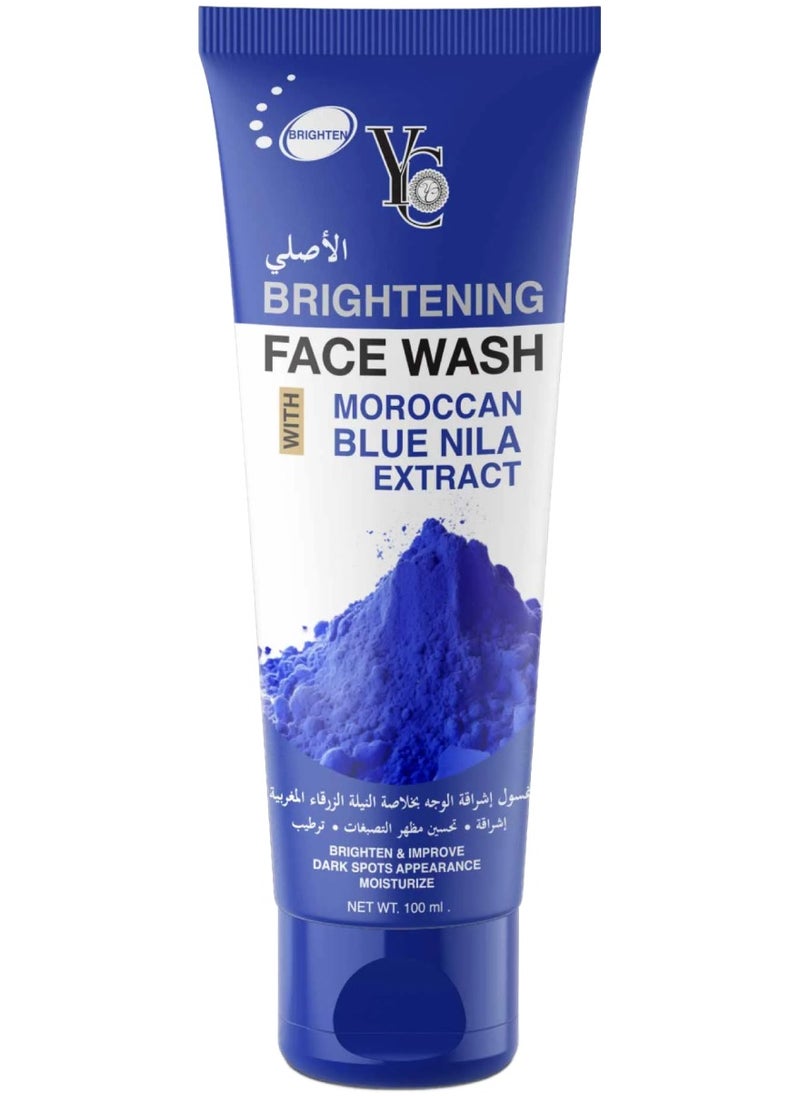 YC - Whitening Face Wash with Moroccan Blue Nila Extract 100 ml - Image 1