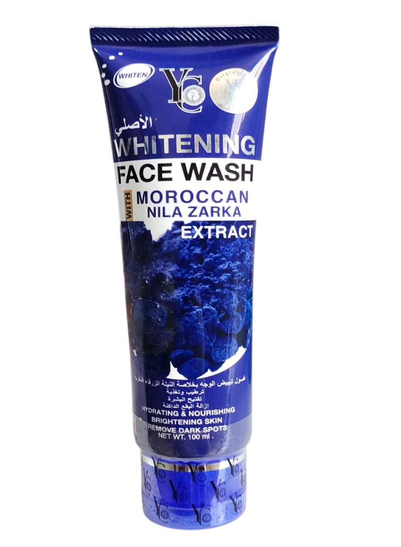 YC whitening Face Wash with Moroccan Nila Zarka Extract 100 ml - Image 1