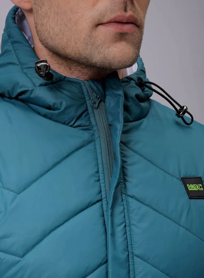 The Indian Garage Co Men Slim Fit Mix & Match Puffer Jackets