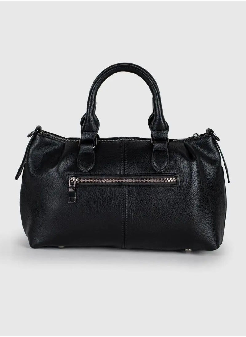 KUYING Duffle Shaped Crossbody Bag 