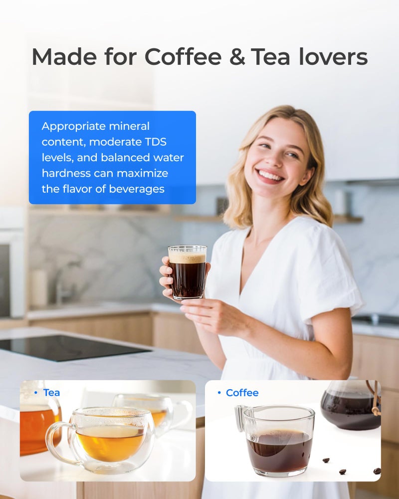 Waterdrop Water Filter Pitcher with 3 Filters, 200-Gallon Long-Life, 10-Cup Large Water Filter Pitcher, Improved Coffee & Tea Taste, NSF Certified, 5X Times Lifetime, Reduces PFOA/PFOS, Chlorine, Blue - Image 3