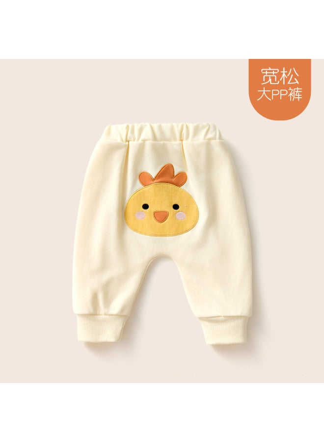 Doxiluka Baby Pp Pants With Cute Embroidery Spring/autumn Toddler Sweatpants Infant Big Bottom Pants Kids' Casual Spring Pants - Image 2