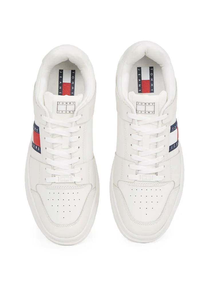 TOMMY JEANS THE BROOKLYN LEATHER ESSENTIAL TRAINERS