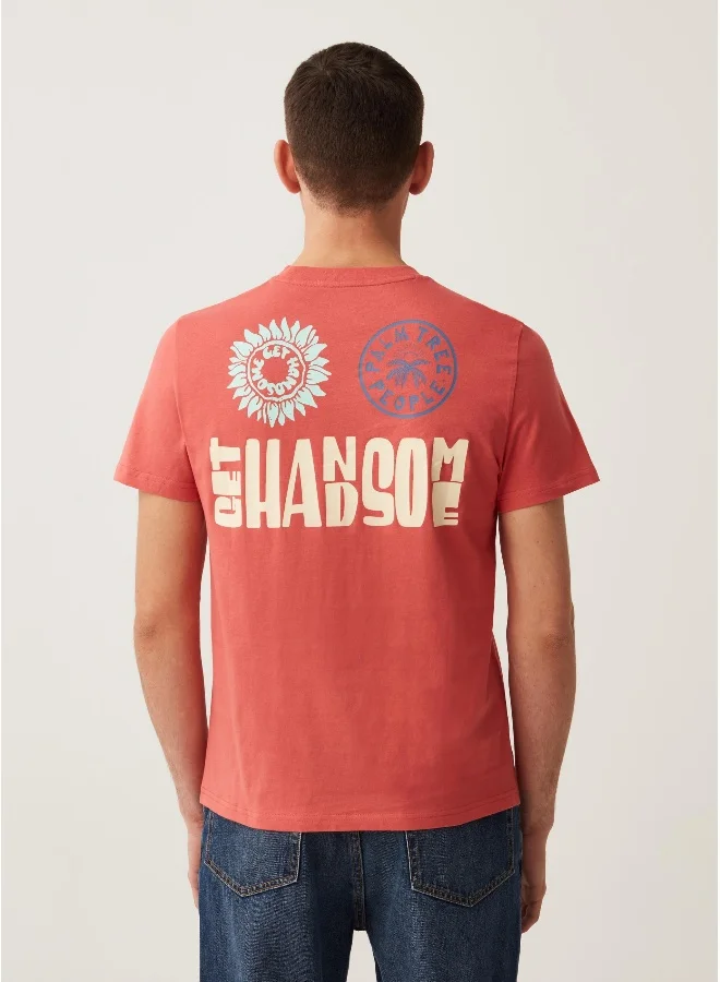 Ovs Ovs Cotton T-Shirt With Grand&Hills Print