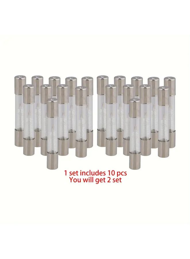 20pcs 5KV 700mA High Voltage Current Limiting Fuse For Microwave Oven Silvery Color - Image 1