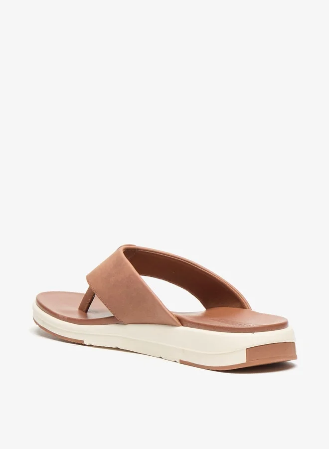 Le Confort Men Solid Slip-On Thong Sandals