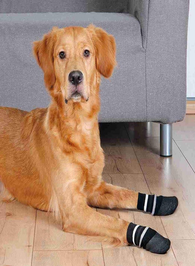 Trixie Dog Socks Non-Slip with All-Round Rubber Coating XS-S 2 Pcs Black - Image 2