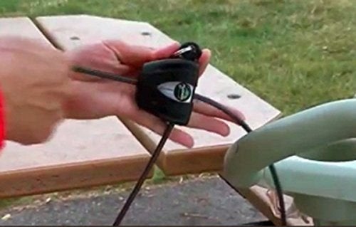 Master Lock Black Python Bike Lock with Key, Adjustable Metal Cable Lock has a Weather Resistant Vinyl Coating for Outdoor Equipment, Bicycles, 6 Feet Long, 8417D - Image 2