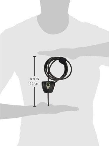 Master Lock Black Python Bike Lock with Key, Adjustable Metal Cable Lock has a Weather Resistant Vinyl Coating for Outdoor Equipment, Bicycles, 6 Feet Long, 8417D - Image 5