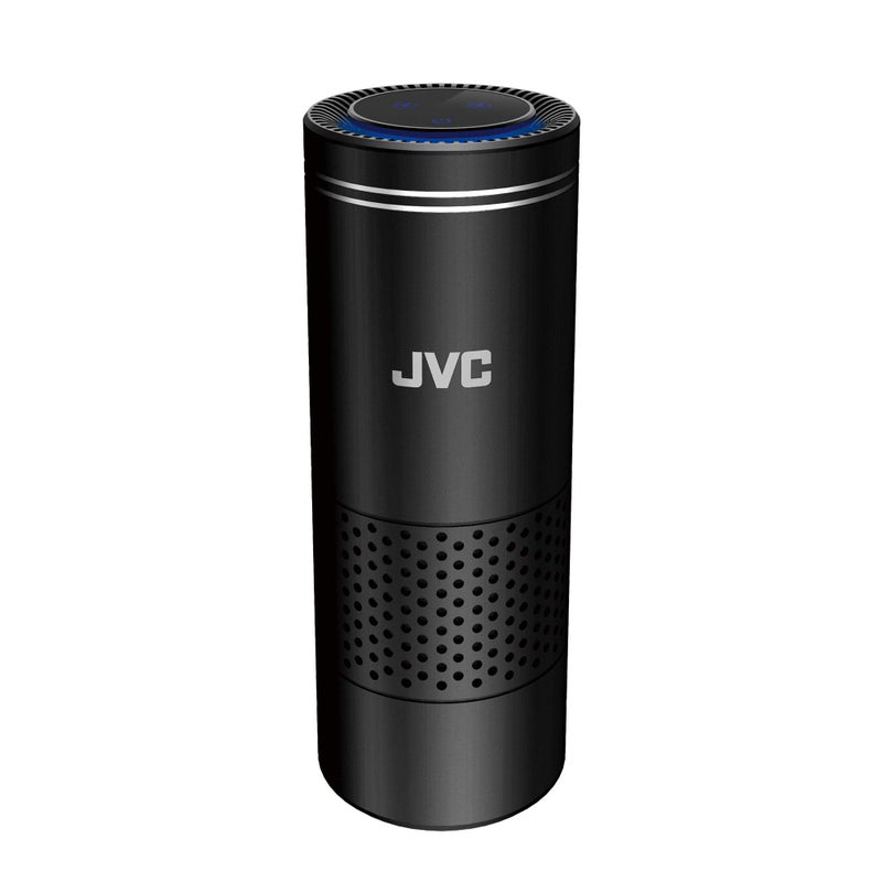 JVC KSGA100 Car Air Purifier Portable USB Power Input HEPA Filter 3Stage Filtration Motion Activated Controls Black