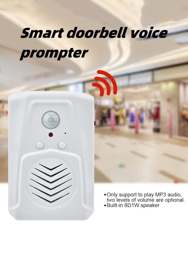 M MIAOYAN Shop induction doorbell voice prompter infrared human voice broadcaster voice can be changed at will garage door alarm, welcome doorbell, safety reminder - Image 1