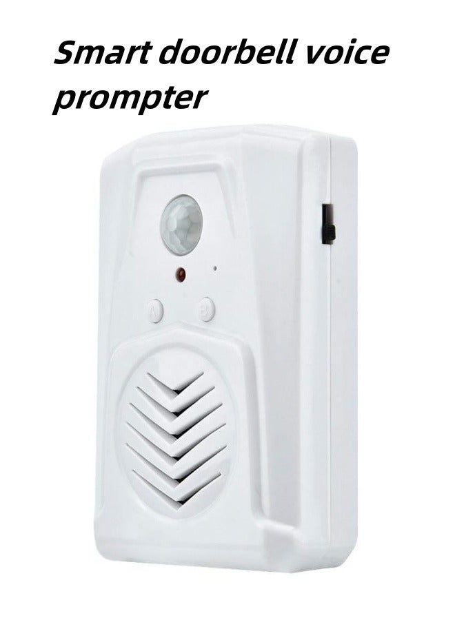 M MIAOYAN Shop induction doorbell voice prompter infrared human voice broadcaster voice can be changed at will garage door alarm, welcome doorbell, safety reminder - Image 4