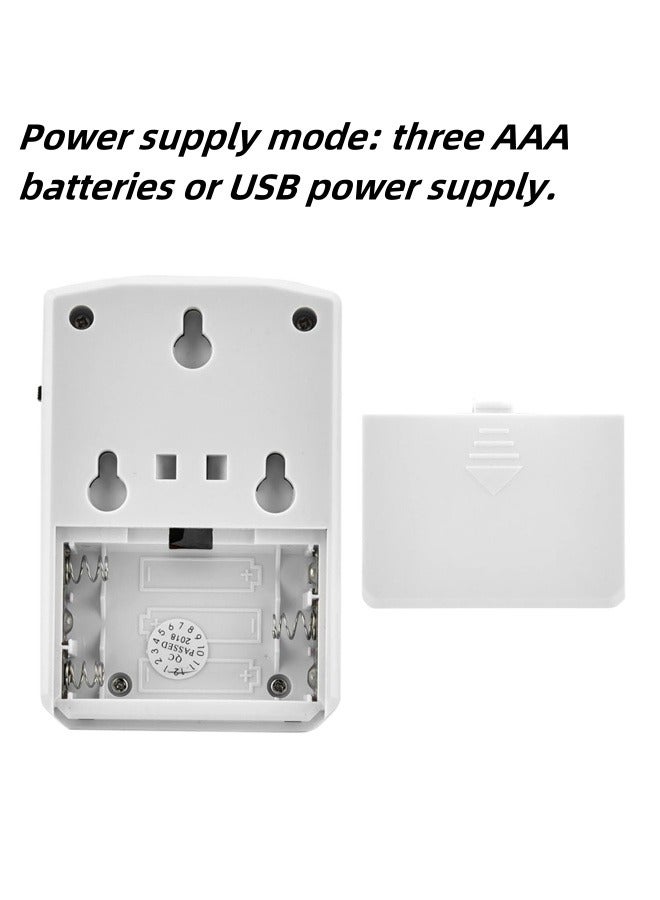 M MIAOYAN Shop induction doorbell voice prompter infrared human voice broadcaster voice can be changed at will garage door alarm, welcome doorbell, safety reminder - Image 3