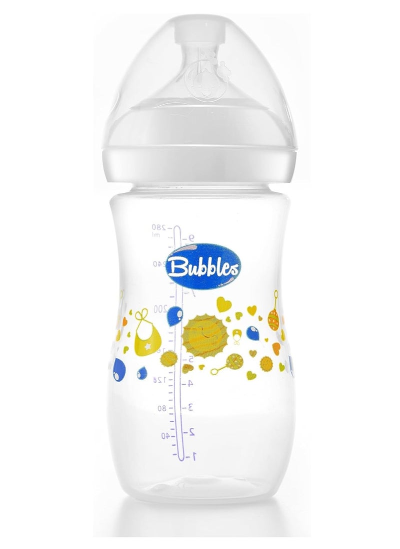 Bubbles Natural feeding bottle 280ml (white) - pzsku/Z78A1A6C3AEFB9C1812D8Z/45/_/1735405393/b6e96983-80a5-410b-9e25-4da4dd14f91a