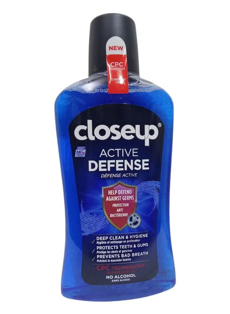 Closeup Active Defense Fresh Mouthwash 500ml