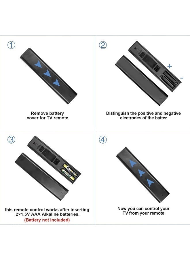 مانفيك أجهزة تحكم عن بعد بديلة عالمية من مانفيك لأجهزة تلفزيون سامسونج | نتفليكس | برايم فيديو | سامسونج تي في بلس - Image 4