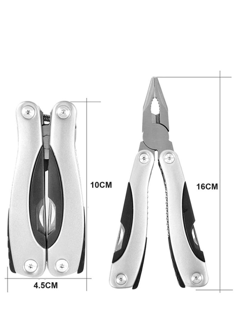 Pliers Multi-Function Tool, Silver, Provides a Variety Of Useful Functions - Image 2