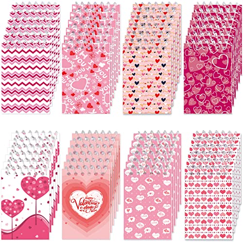 Fancy Land 48 Mini Valentines Day Notepads Spiral Notepads with Stickers Valentine Spiral Notebooks for Kids School Classroom Gift Exchange Valentines Day Party Favors - Image 1