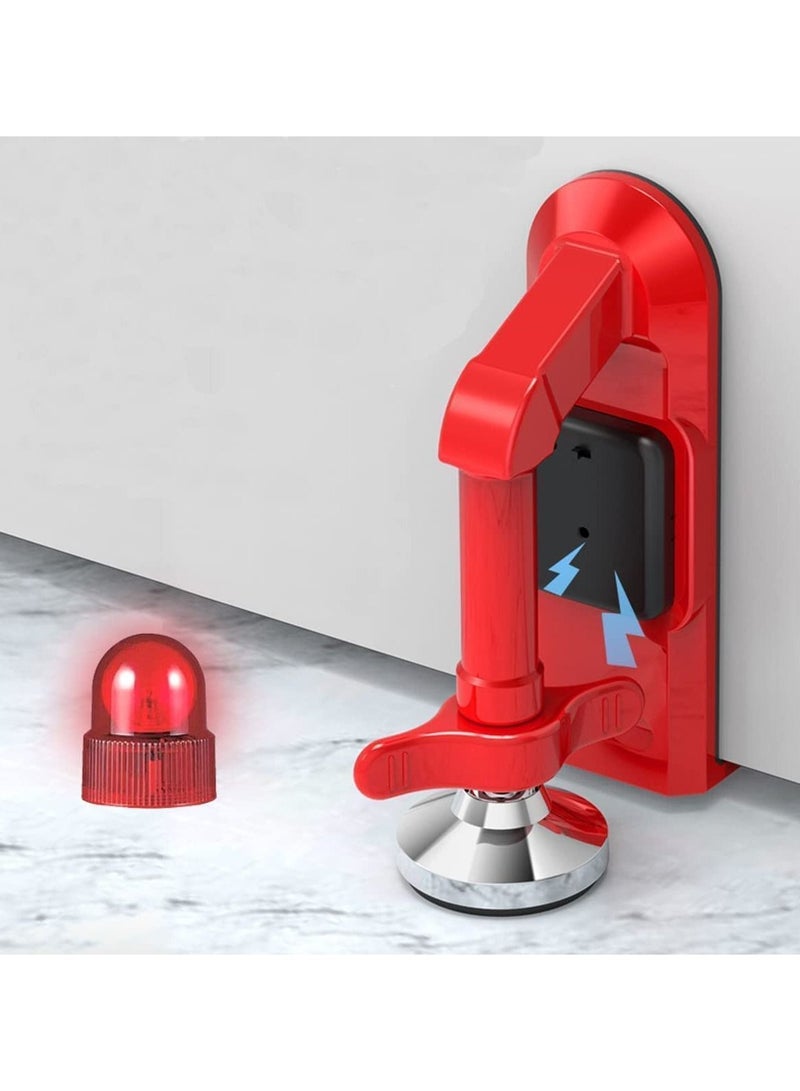 Y&D Portable Door Security Lock, Jammer, 80 Decibel Alarm Lock Stopper with 2 Extra Batteries for Travel/Apartment/Safety Self Defense/Home Hotel, Personal Protection Device - Image 1