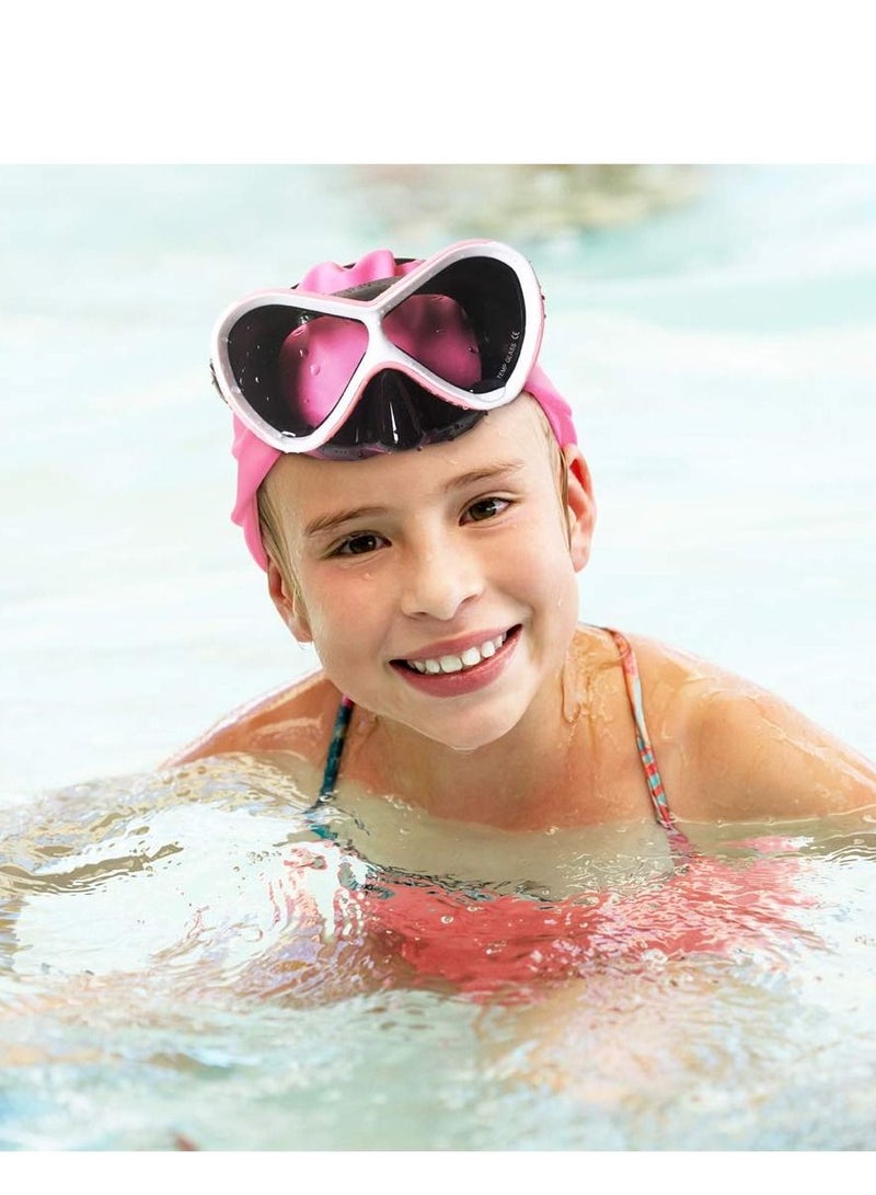 SYOSI Kids Snorkel Gear Diving Mask Anti-Fog and Anti-Leak Swimming Goggles Snorkeling Glasses Waterproof Durable Tempered Glass with Cap for Children 5-12 Age - Image 2