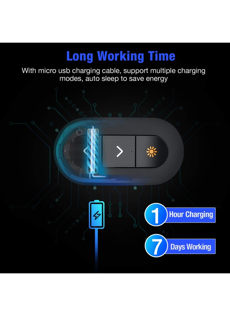 DinoFire Rechargeable Finger Ring Wireless Presenter Clicker for PowerPoint, Keynote, Mac, Laptop - USB Presentation Remote with 2.4GHz RF  - Image 4