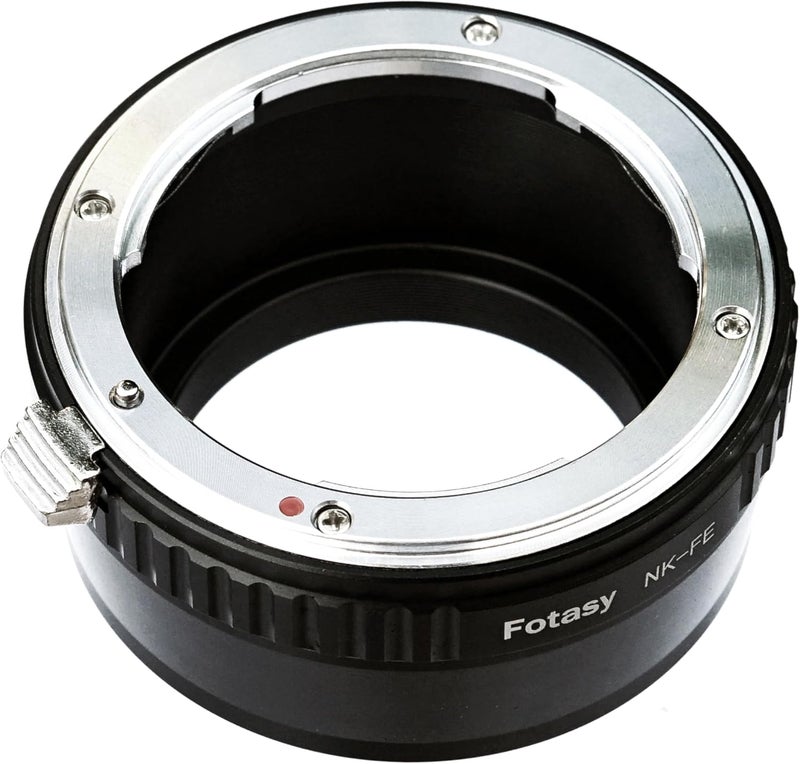 Fotasy محول عدسة F Mount يدوي إلى E-Mount، محول NK E Mount، متوافق مع عدسات نيكون F كاميرات سوني a7 a7R a7s II III IV a9 a7c Alpha 1 a6600 a6500 a6400 a6300 a6100 a6000 a5100 a5000 a3500 ZV-E10 - Image 2
