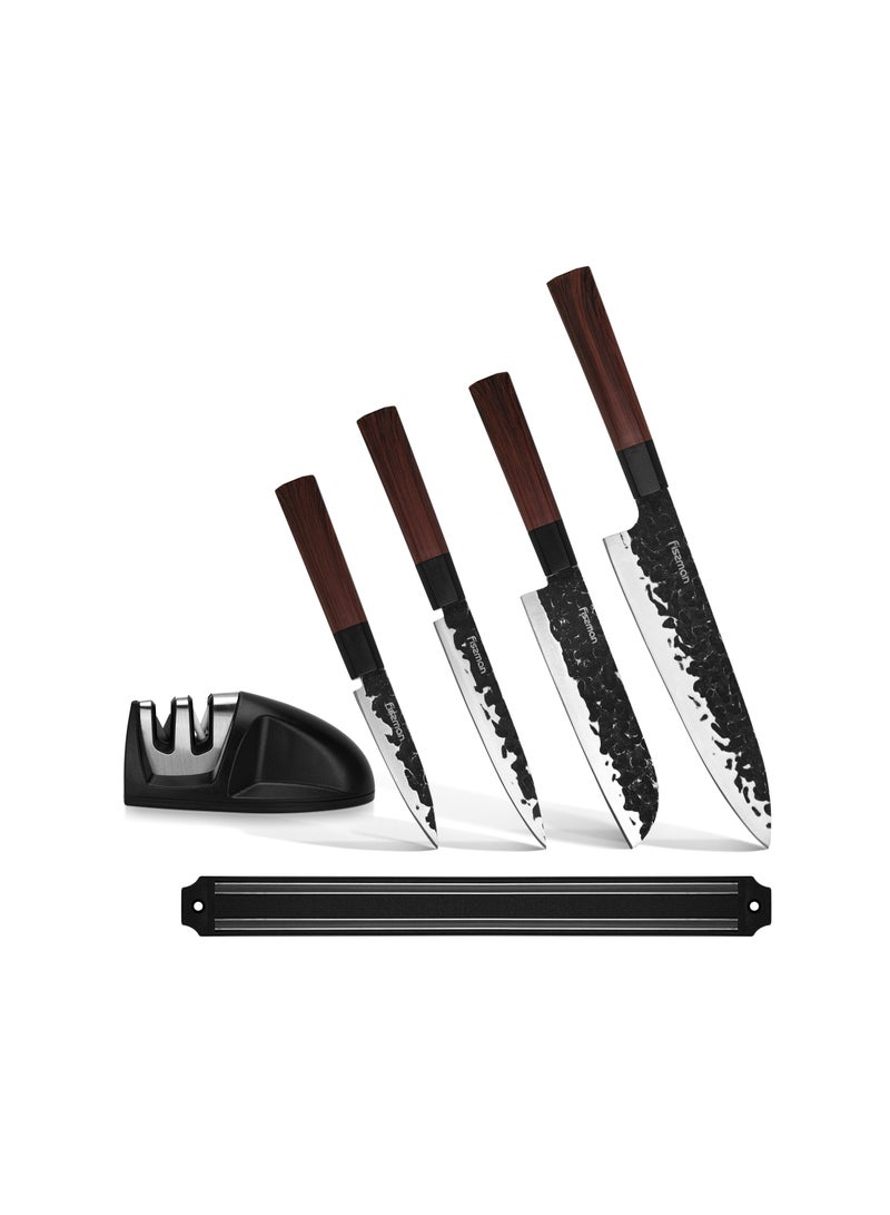 Fissman 6-Piece Knife Set Kendo Series X30Cr13 Steel - Image 4