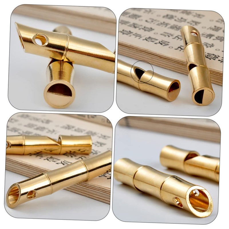 Loud Brass Safety Whistles For Outdoor Survival Sports Race Pack Of 2 - Image 5