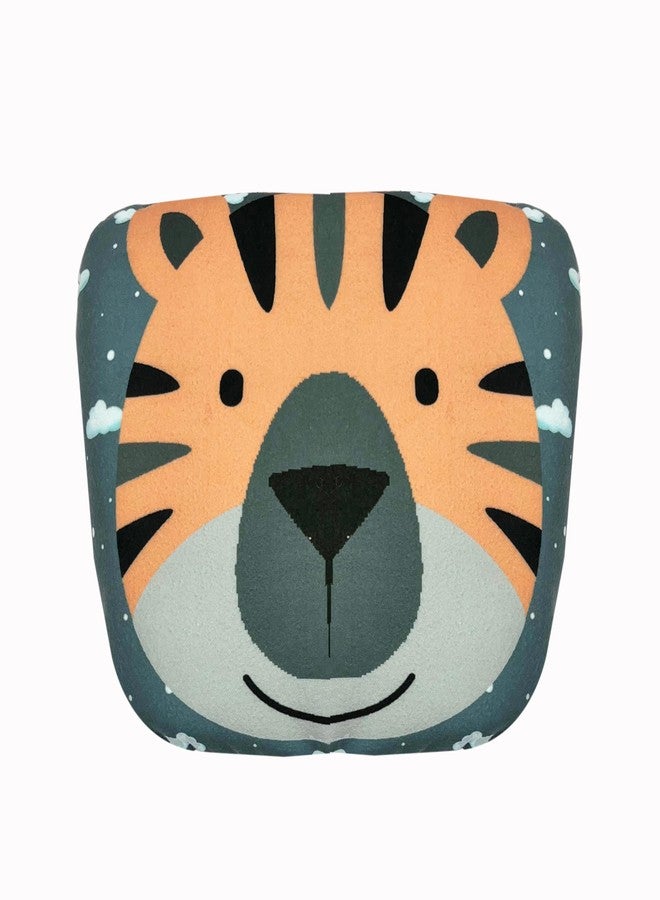 NEW COMERS® Memory Foam Kids Pillow with Washable Cover, Soft & Lightweight, Neck Support, for Ages 1-5 Years, 28x20x3 cm (Multi7) - Image 1