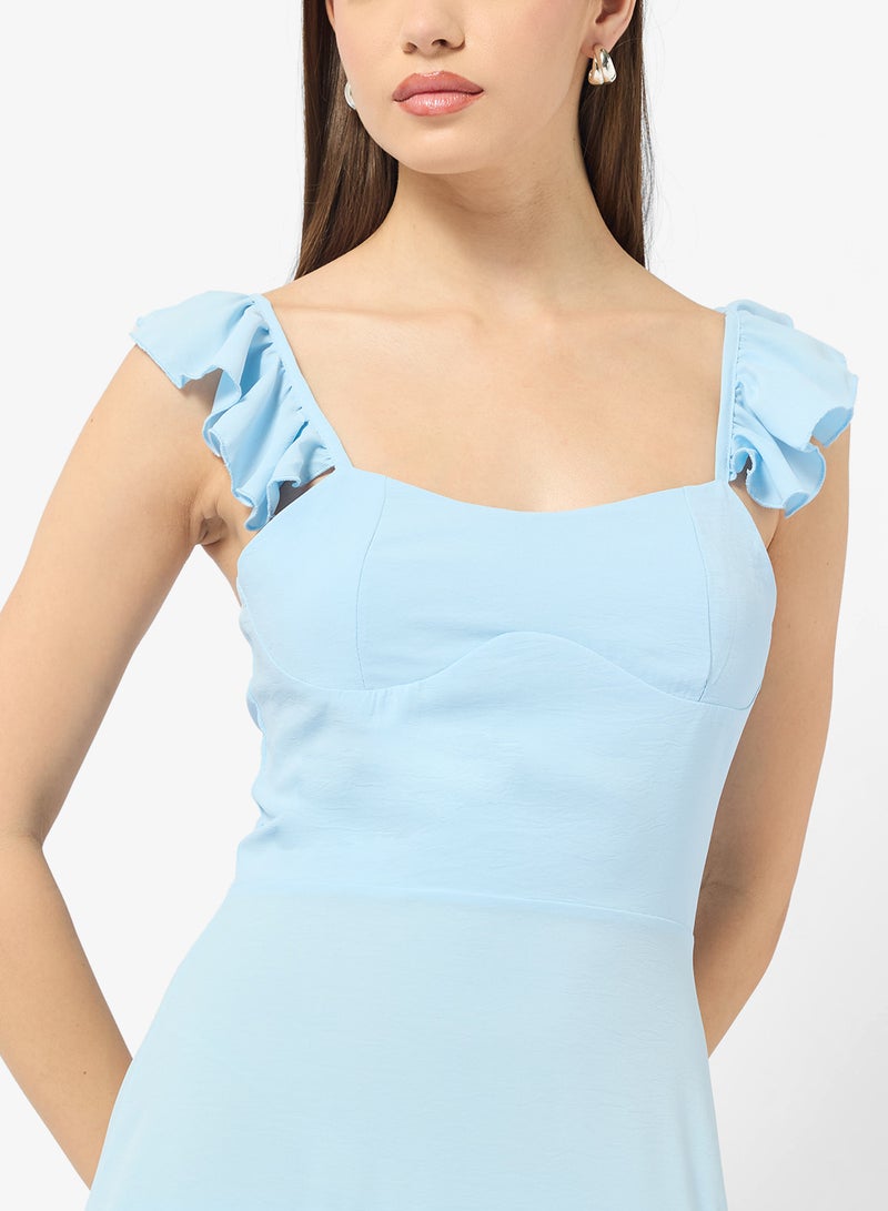 ELLA Strappy Dress With Baby Ruffles - Image 3