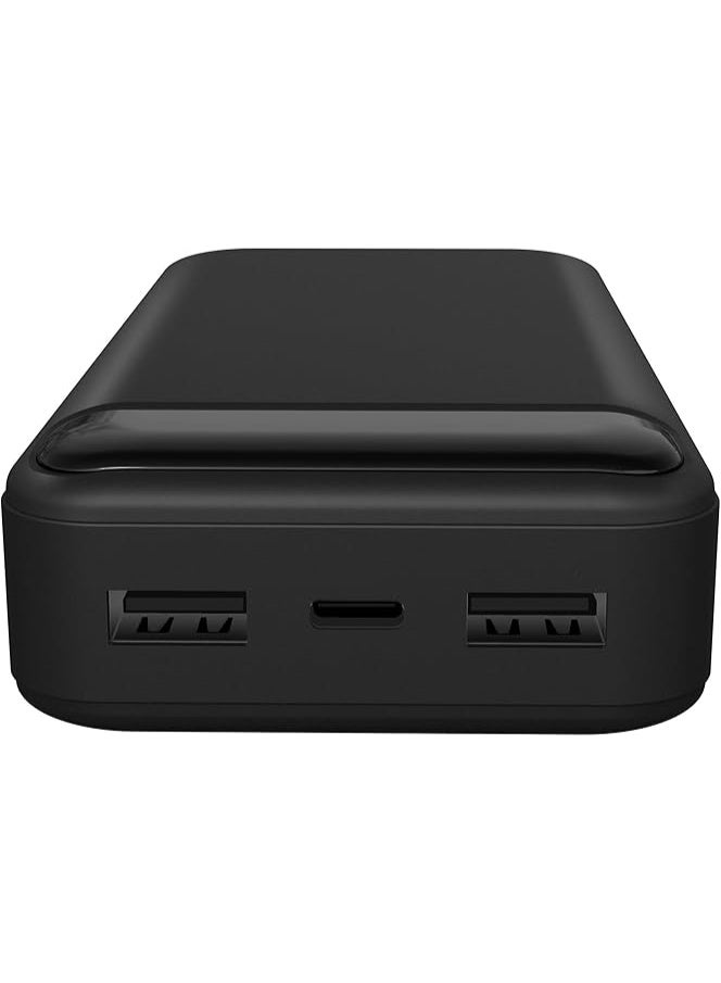 XO PR-136 Wired Power Bank, 20000mAh - Black - Image 2