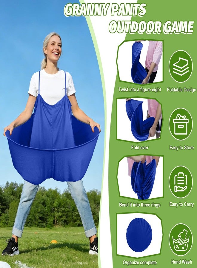 ROMANKAS Granny Pants Game, Granny Pants Yard Game Set with 16 Bouncy Balls and 1 Air Pump (Random Colors) 4PCS Granny Pants Outdoor Game for Adults and Family Reunion Team Game Party - Image 4