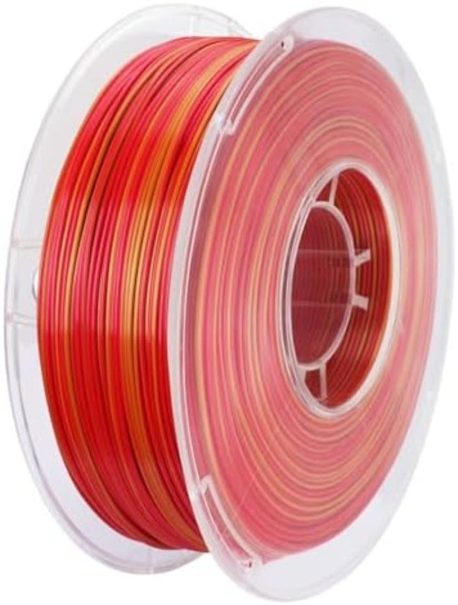 Silk Candy PLA Filament Green Blue 1KG 1.75mm Dynamic Candy Color 3D Printer Filament Glossy Gradient Change Multicolor for 3D Printing Materials Green Blue Silk PLA - Image 4