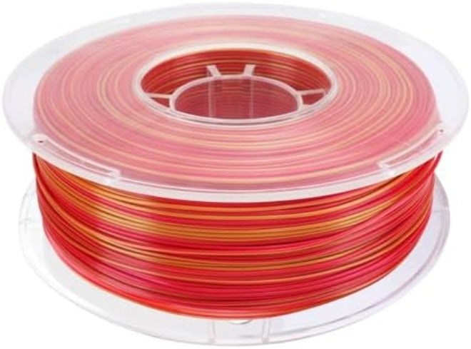 Silk Candy PLA Filament Green Blue 1KG 1.75mm Dynamic Candy Color 3D Printer Filament Glossy Gradient Change Multicolor for 3D Printing Materials Green Blue Silk PLA - Image 3