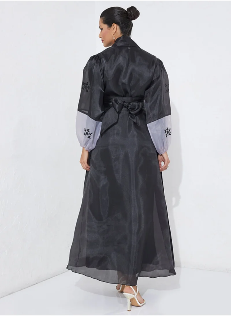 Rosette Abaya GB-Organza